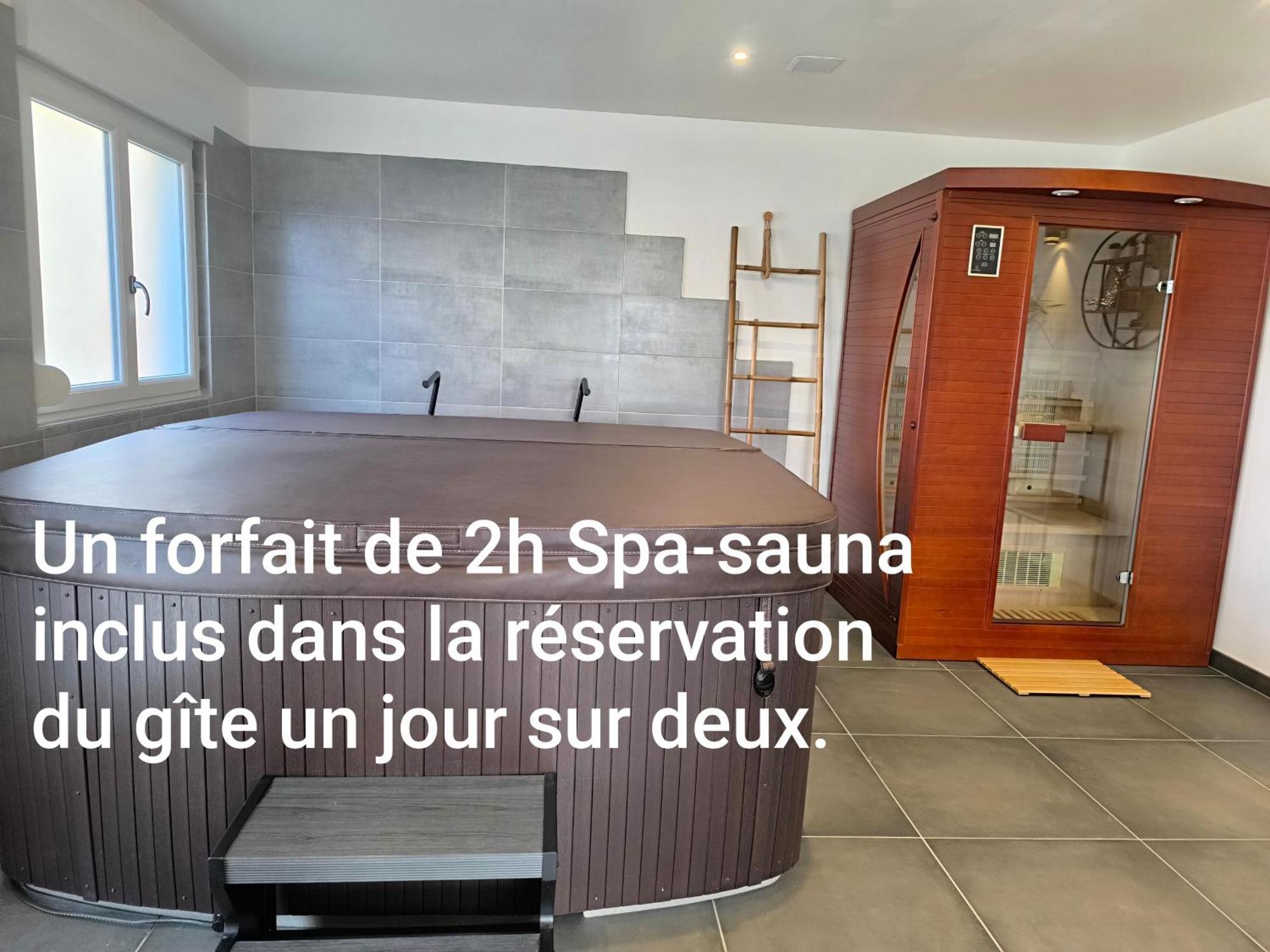 Gite Bonheur Et Charme Spa-Sauna Forfait 2H Inclus كينتزهيم المظهر الخارجي الصورة